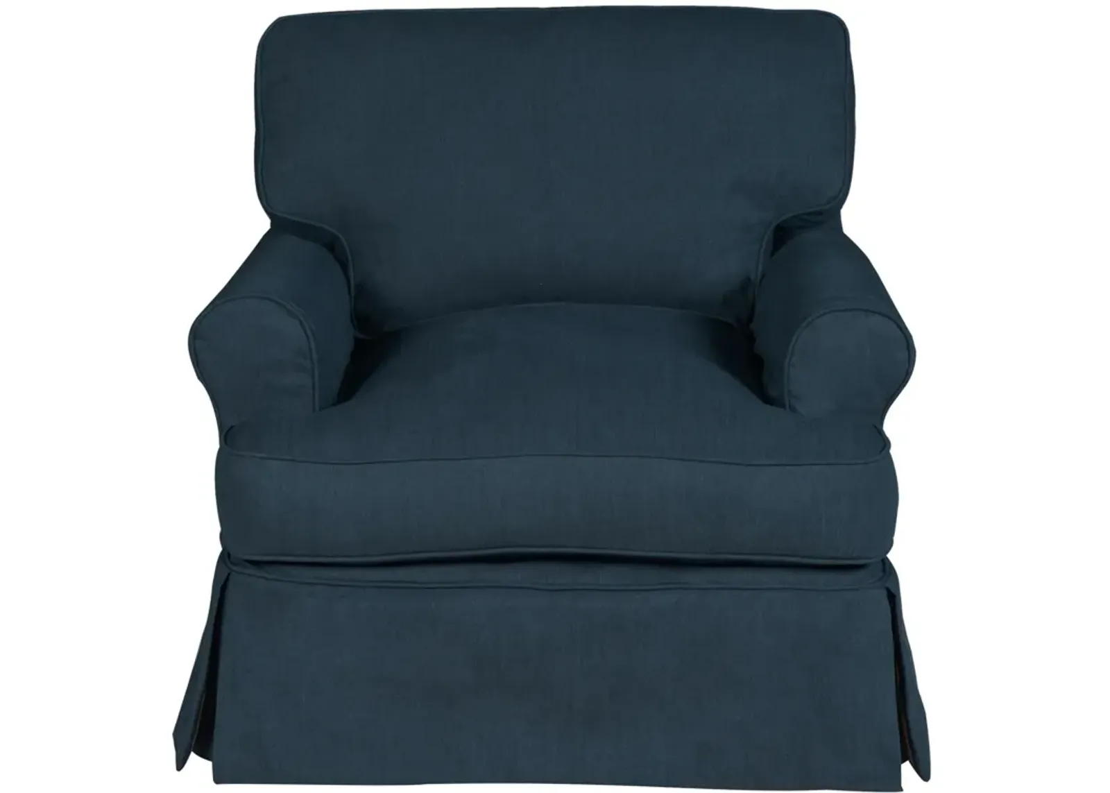 Horizon Navy Slipcover Chair