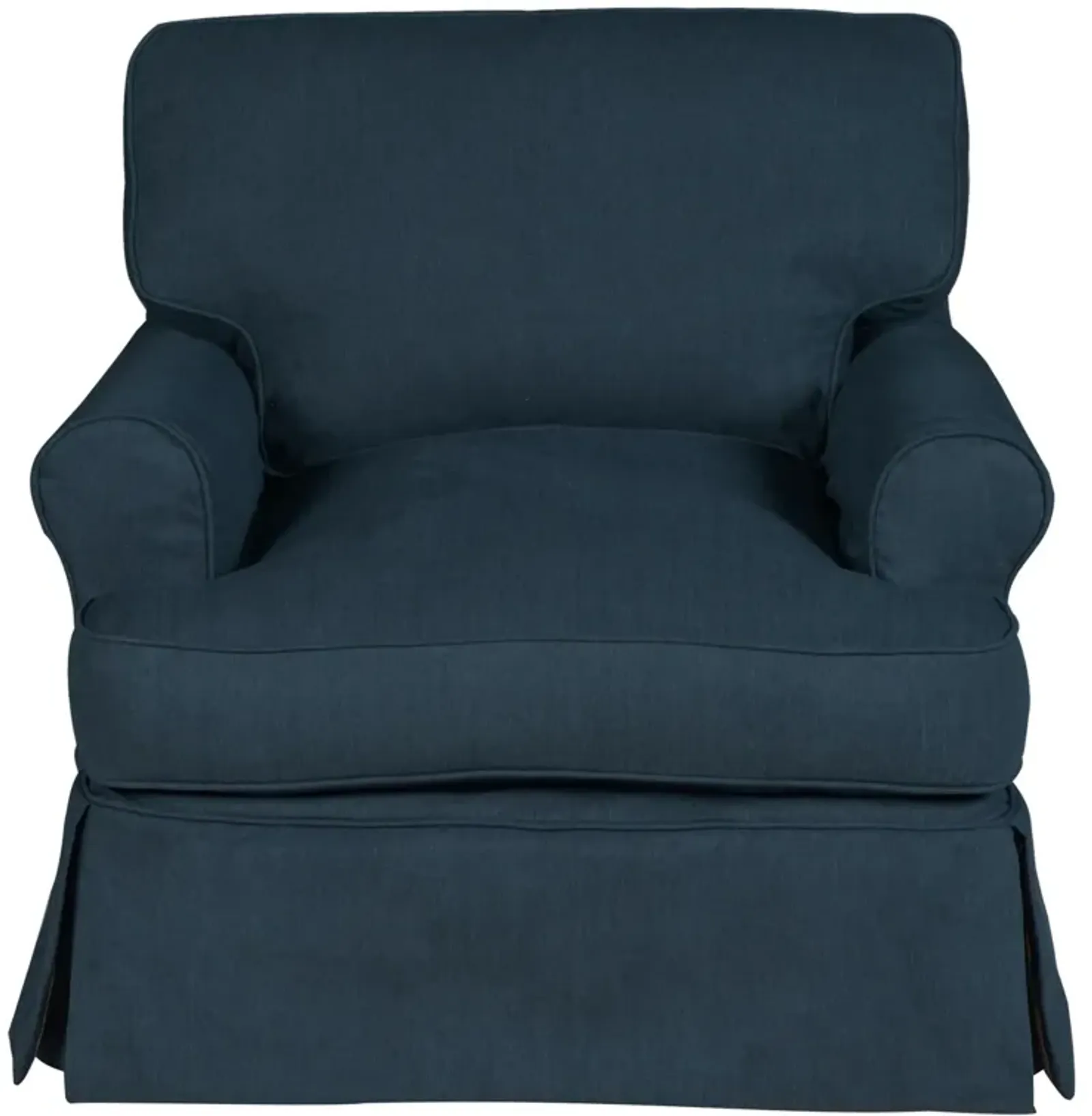 Horizon Navy Slipcover Chair