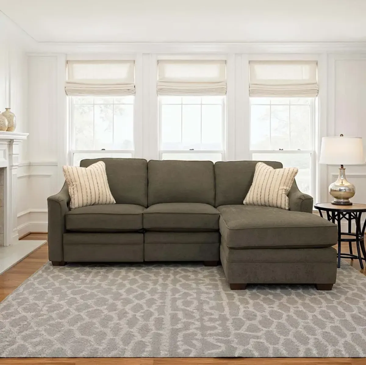 Elite 2 Piece Power Reclining Sofa Chaise