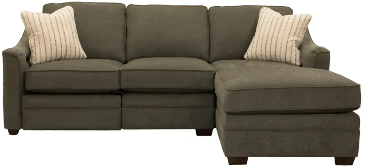Elite 2 Piece Power Reclining Sofa Chaise