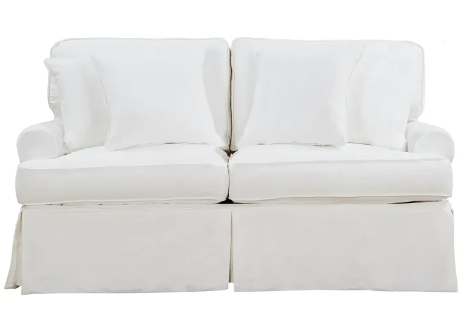 Horizon Pearl Slipcover Loveseat