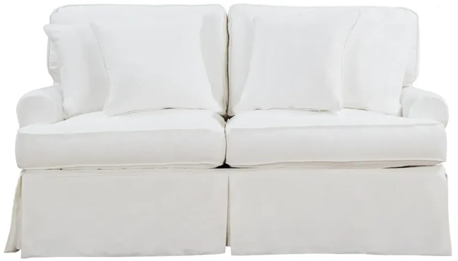 Horizon Pearl Slipcover Loveseat