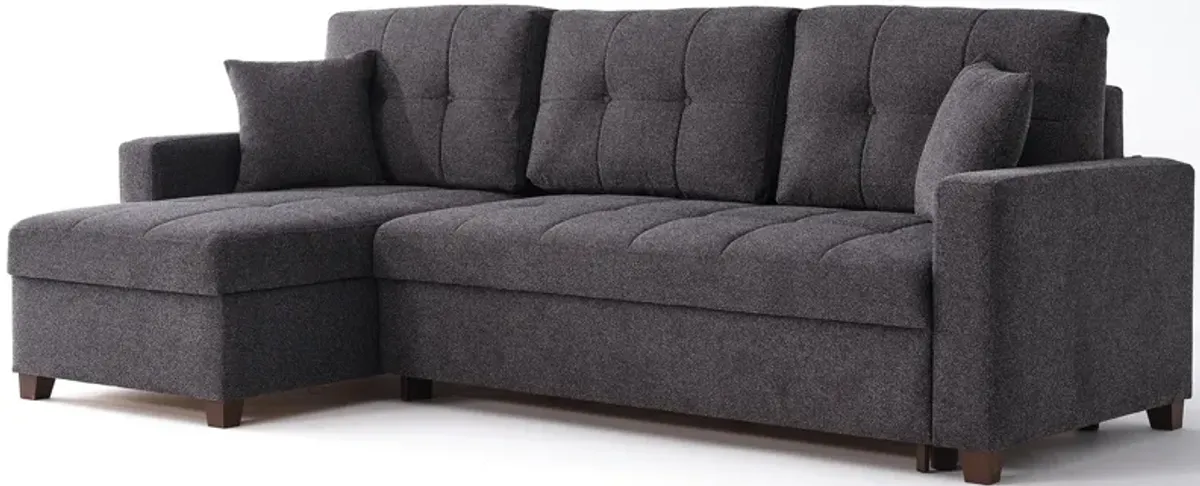 Mocca 3 Piece Sectional with Storage