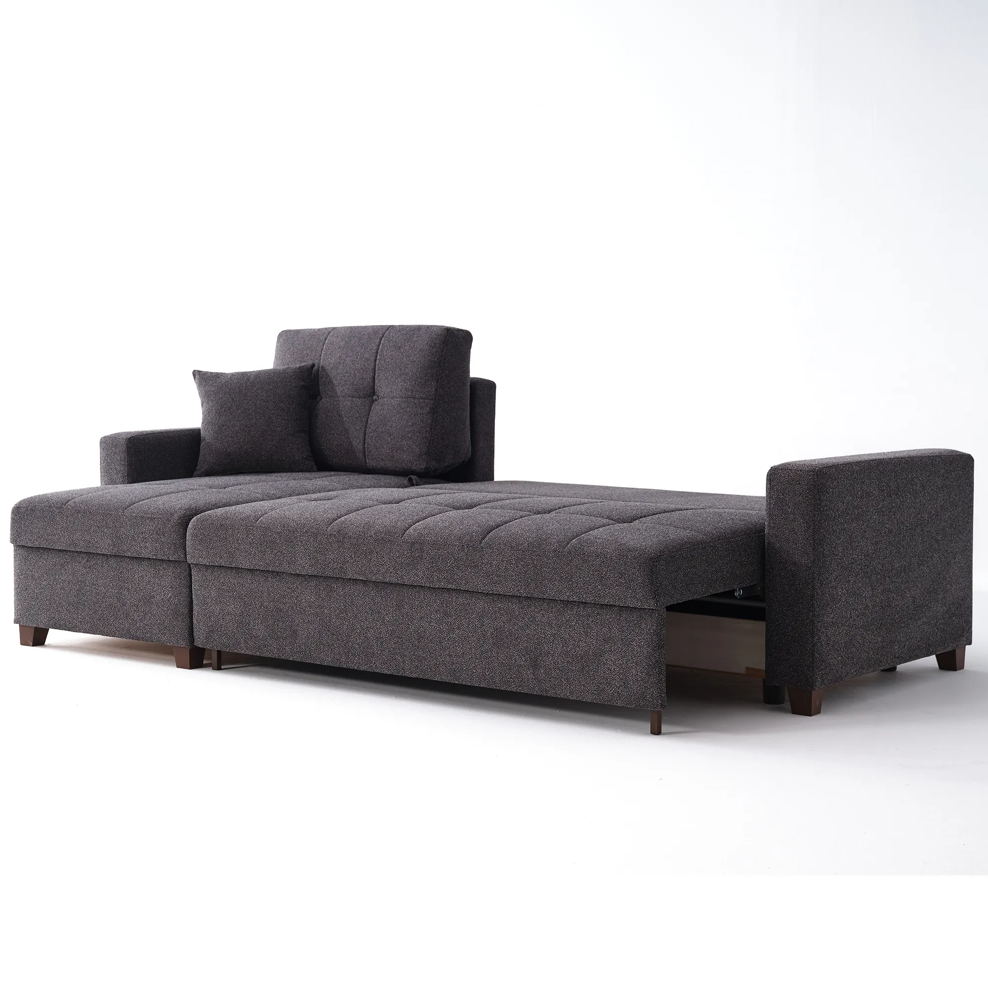 Mocca 3 Piece Sectional with Storage