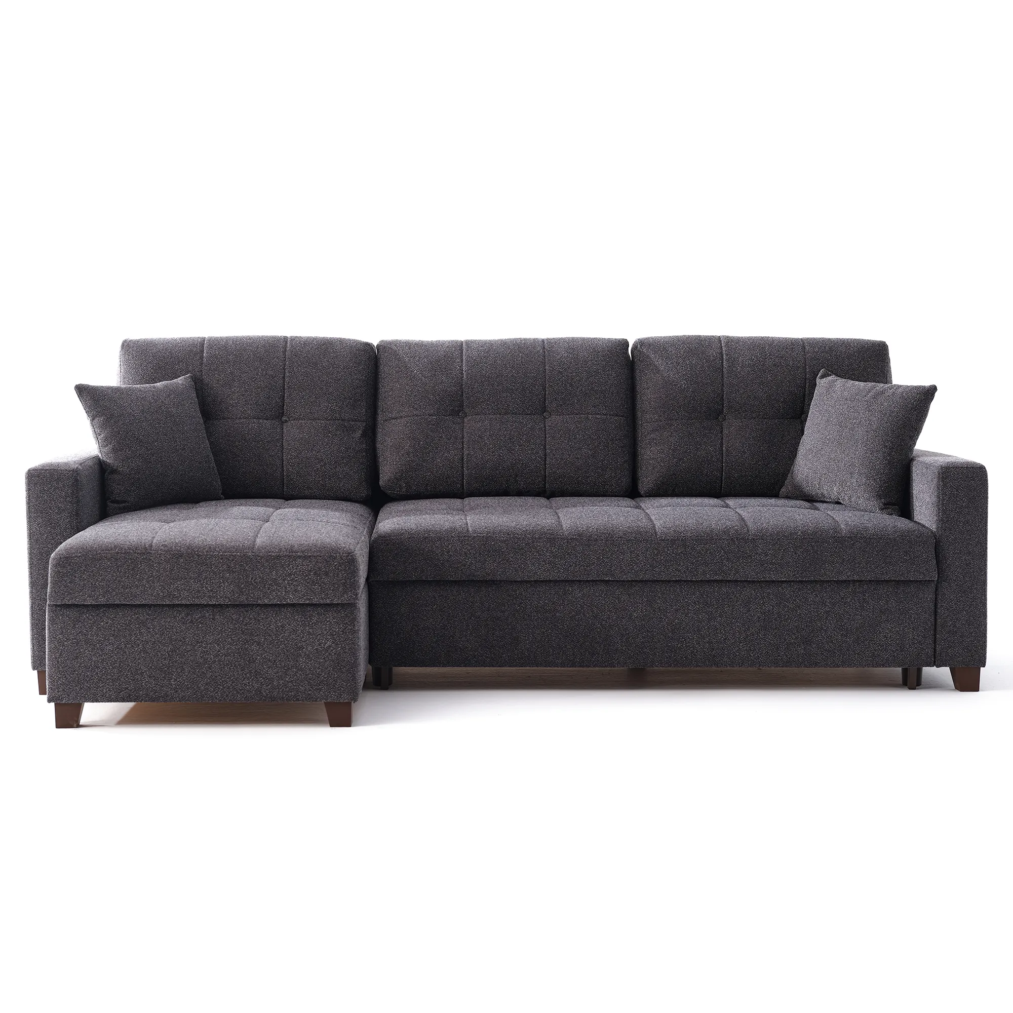 Mocca 3 Piece Sectional with Storage