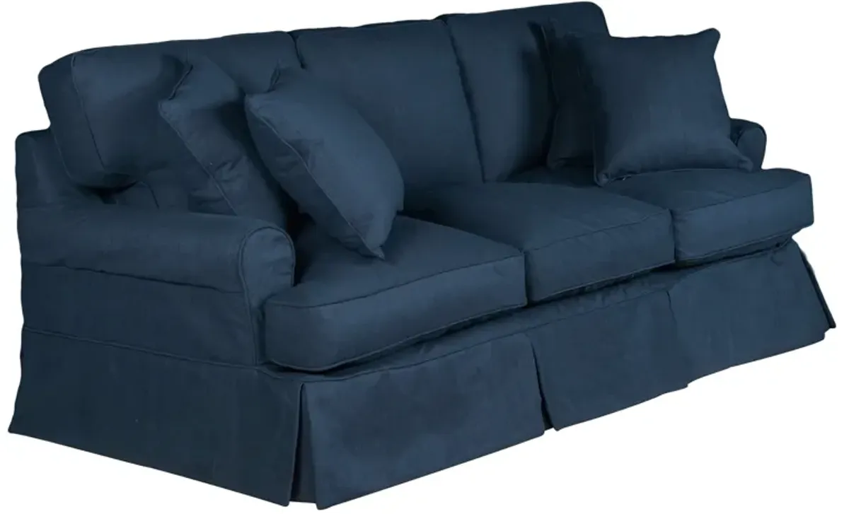 Horizon Navy Slipcover Sofa