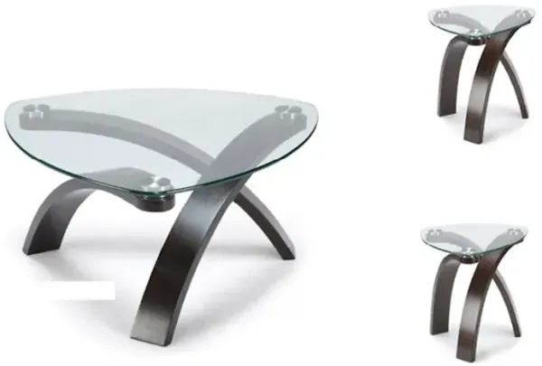 Allure Occasional Table Set: Cocktail Table and Two End Tables