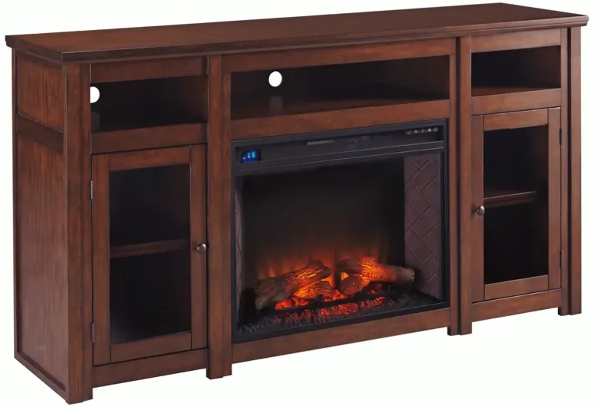 Harpan XL TV Stand with Fireplace