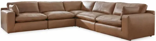 Emilia Caramel 5 Piece Sectional