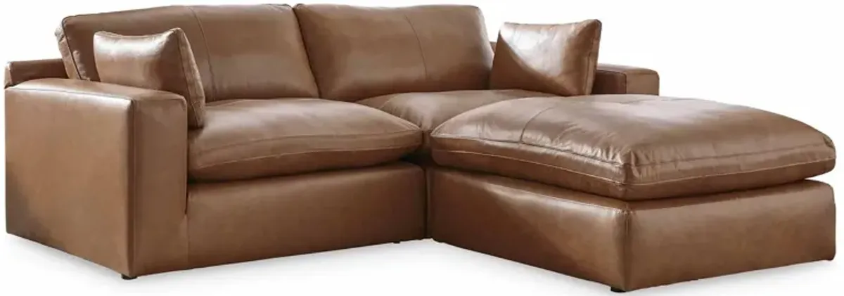 Emilia Caramel 2 Piece Modular Sofa