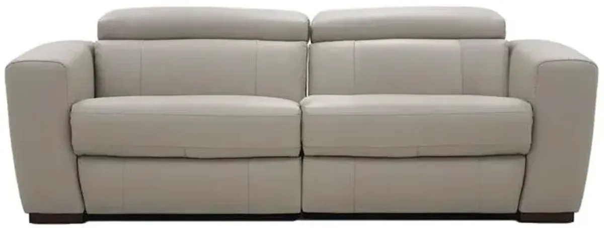 Dove Grey 2 Piece Power Headrest Reclining Sofa