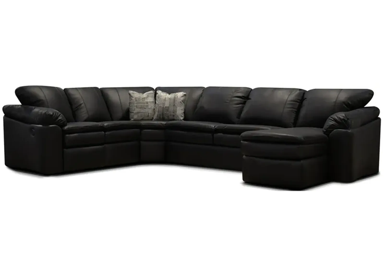 Rumor Eclipse 5 Piece Power Reclining Sectional