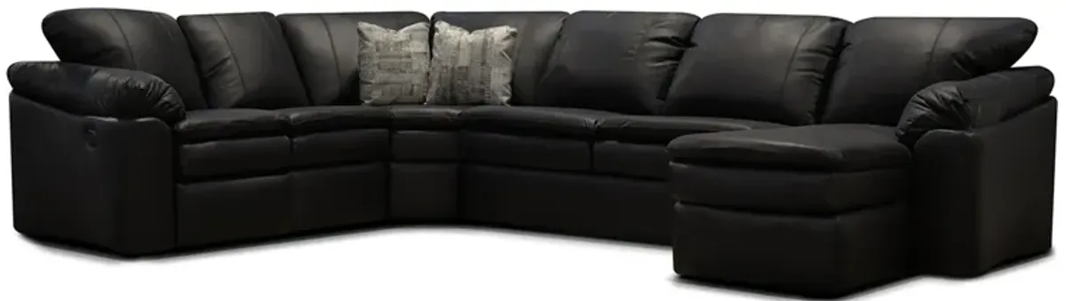 Rumor Eclipse 5 Piece Power Reclining Sectional