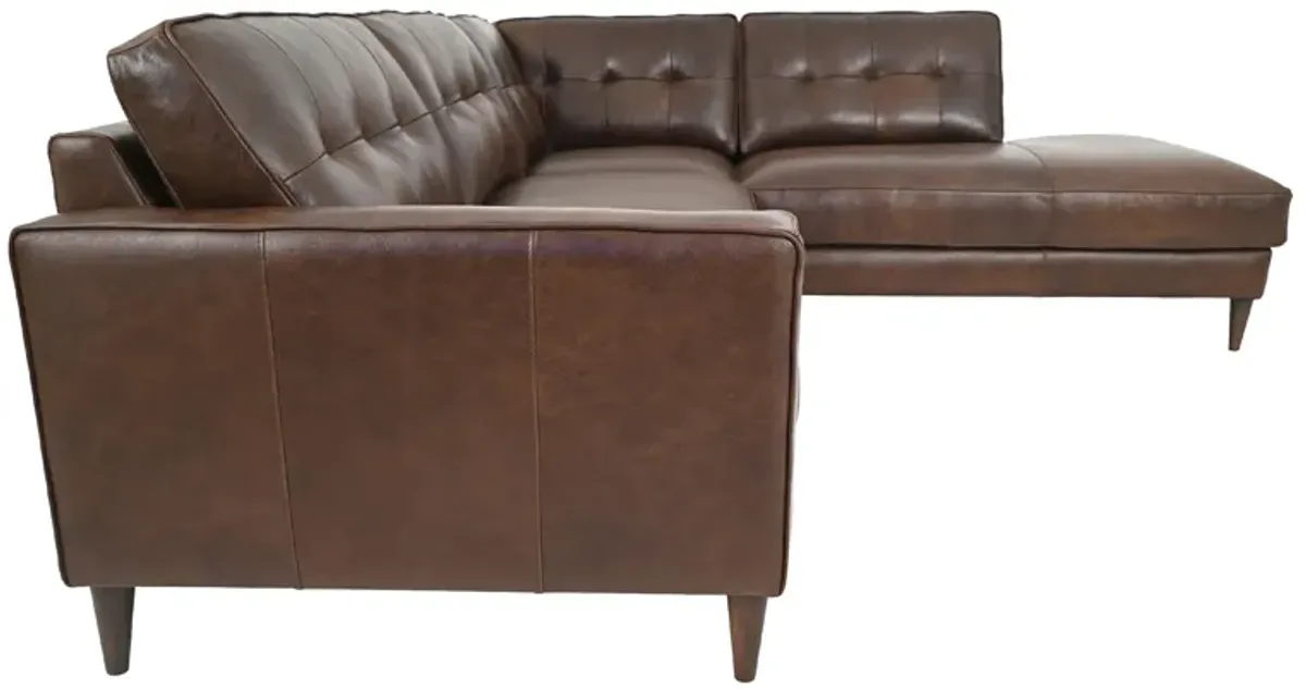 Utah Chestnut 2 Piece Sectional