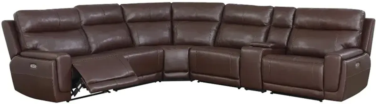 Paloma 6 Piece Power Headrest Reclining Sectional