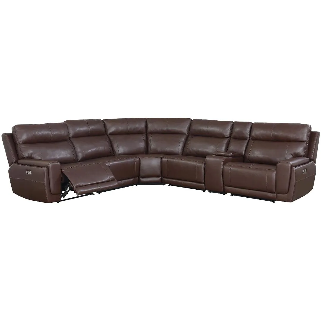 Paloma 6 Piece Power Headrest Reclining Sectional