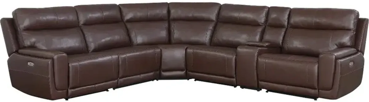 Paloma 6 Piece Power Headrest Reclining Sectional