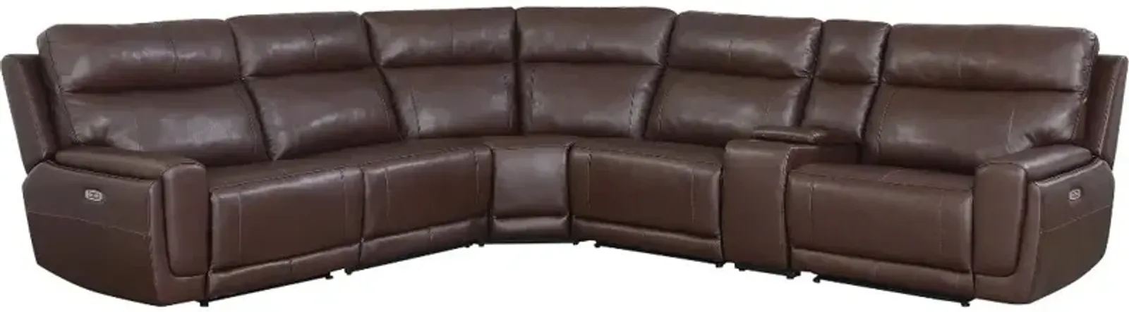 Paloma 6 Piece Power Headrest Reclining Sectional