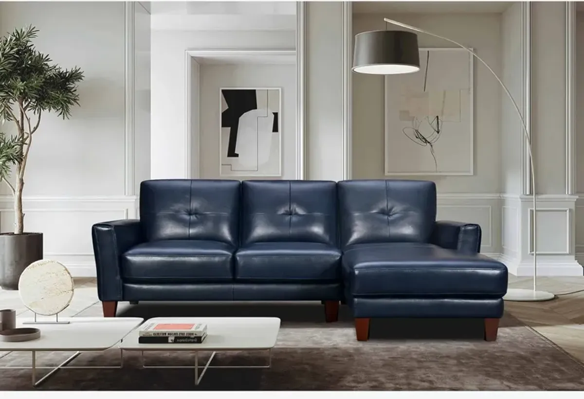 Classico Midnight Blue 2 Piece Sectional