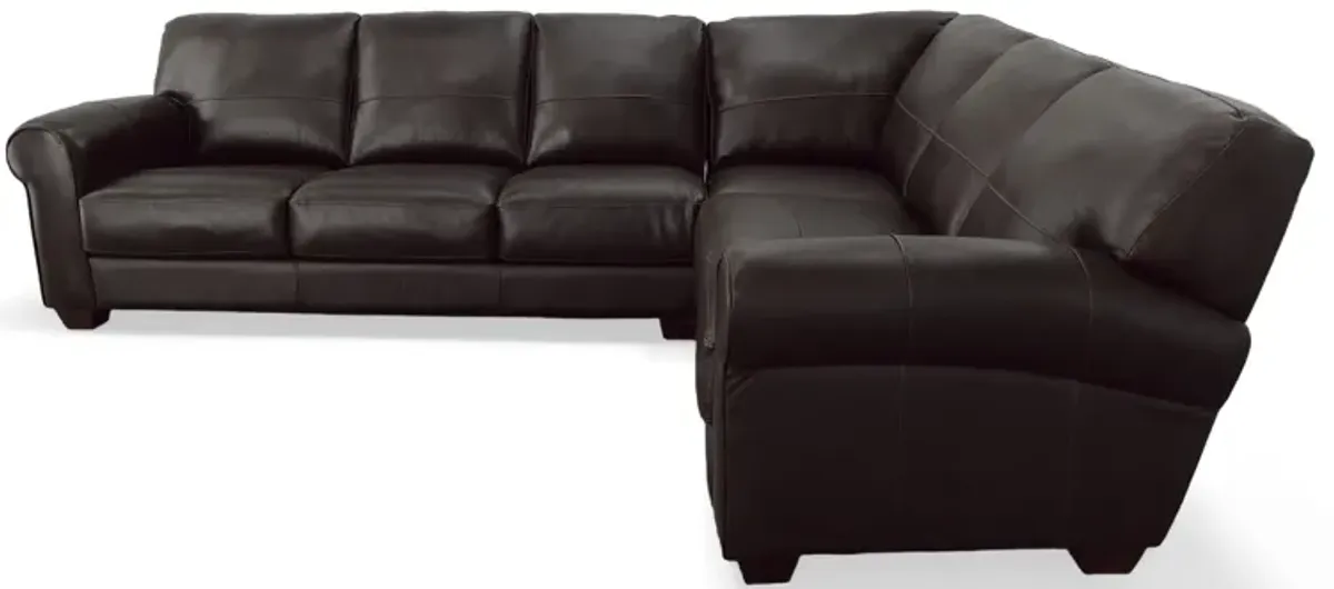 Capri Brown 2 Piece Sectional