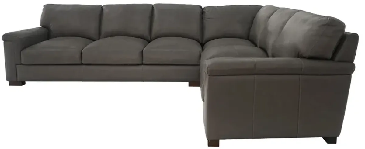 Caruso Fog Grey 2 Piece Sectional