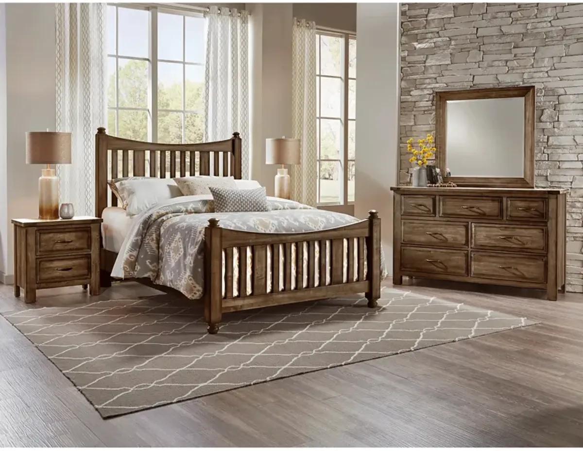 Maple Road Queen Slat Bed