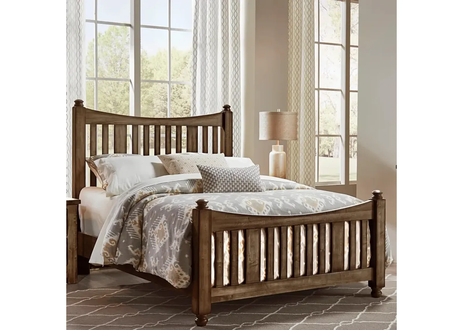 Maple Road Queen Slat Bed