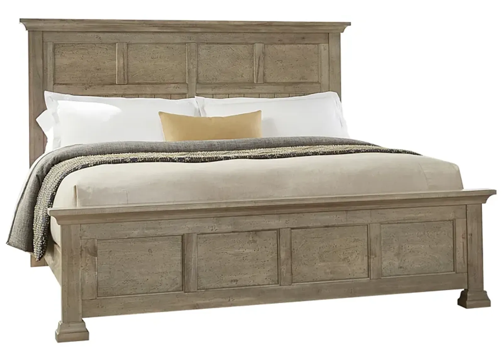 Carlisle Grey Queen Panel Bed