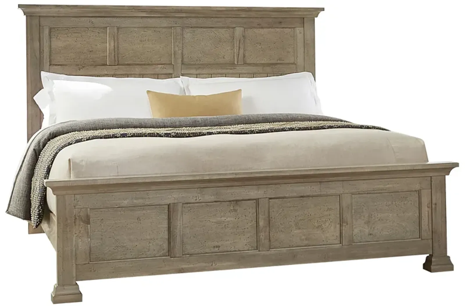 Carlisle Grey Queen Panel Bed