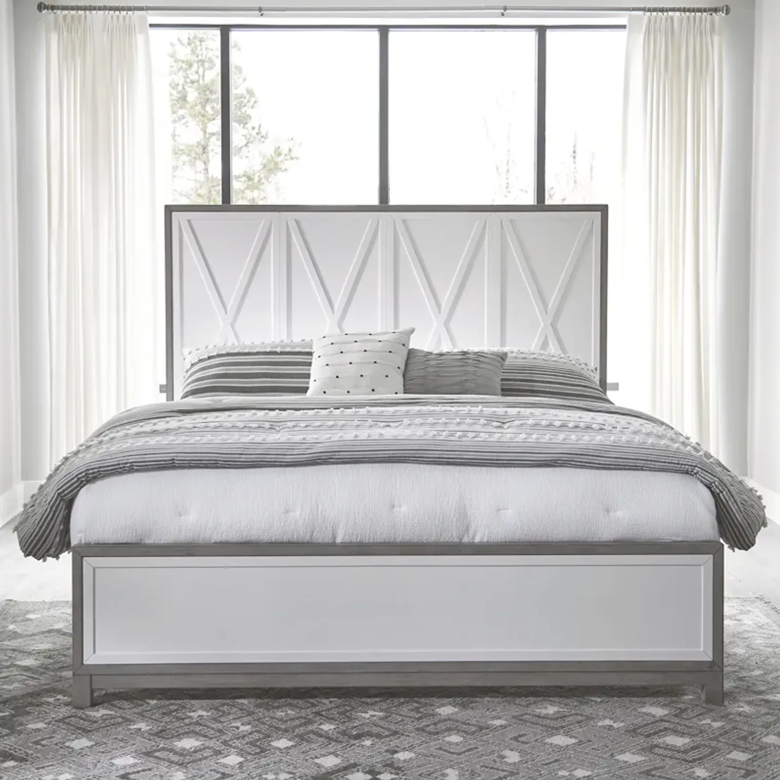 Palmetto Heights King Panel Bed