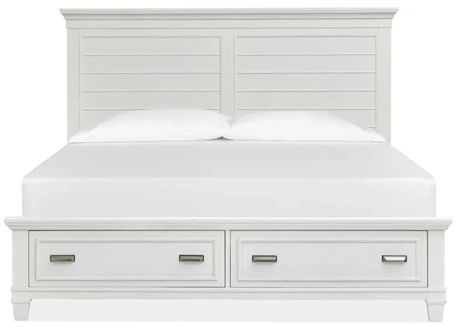 Charleston White Queen Storage Bed