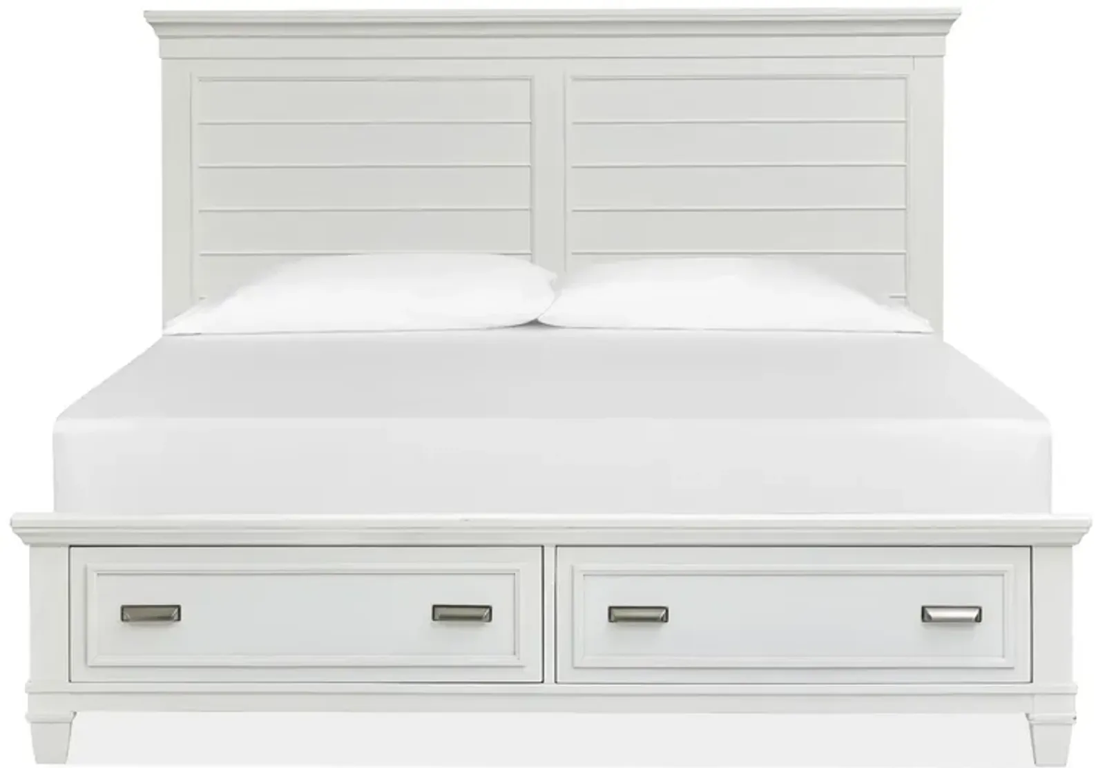 Charleston White Queen Storage Bed