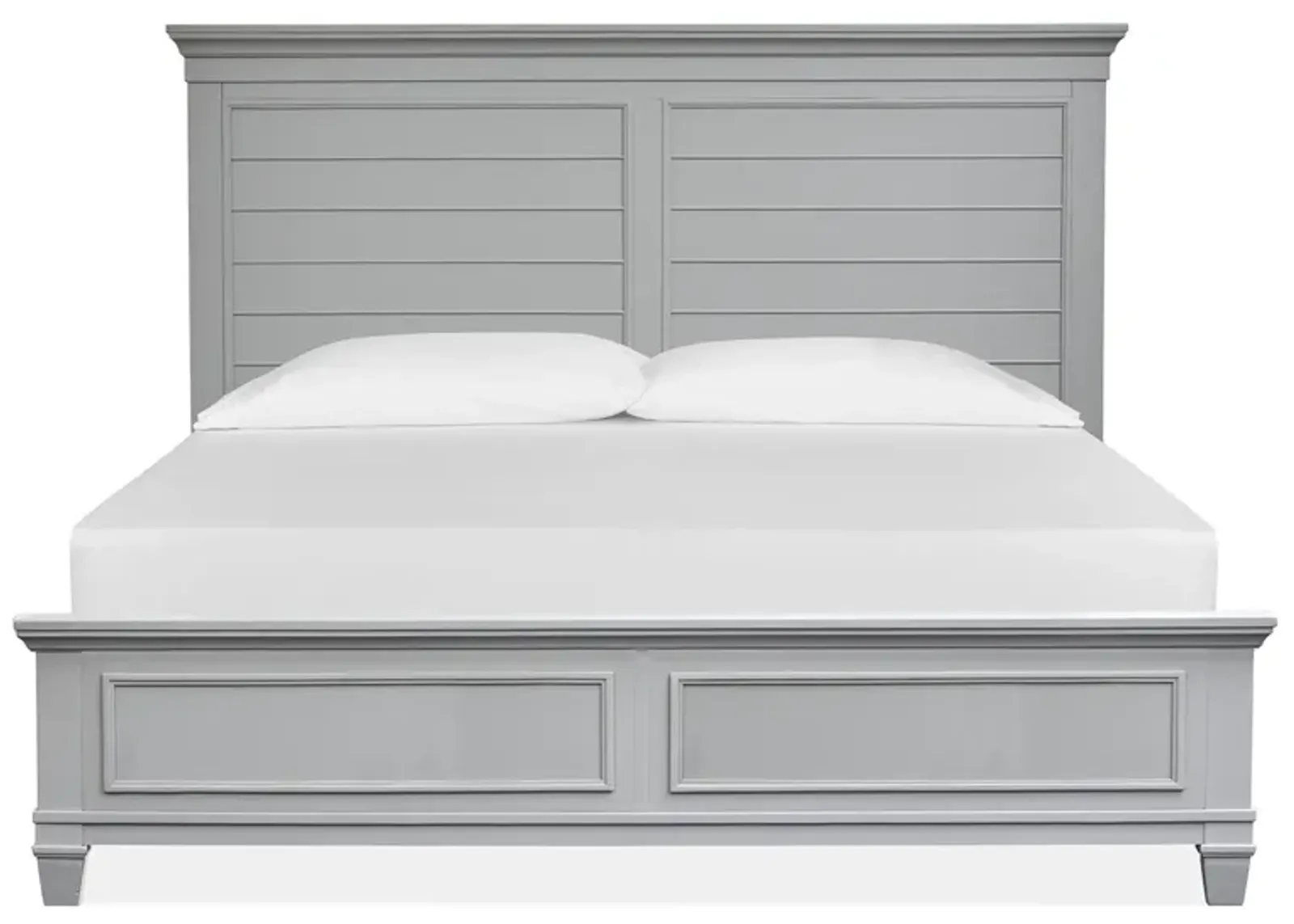 Charleston Grey Queen Panel Bed