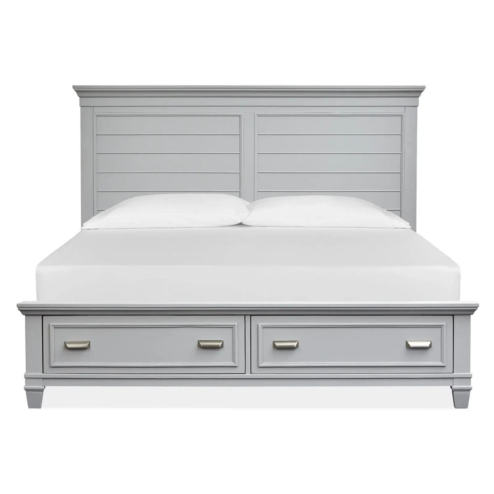 Charleston Grey Queen Storage Bed