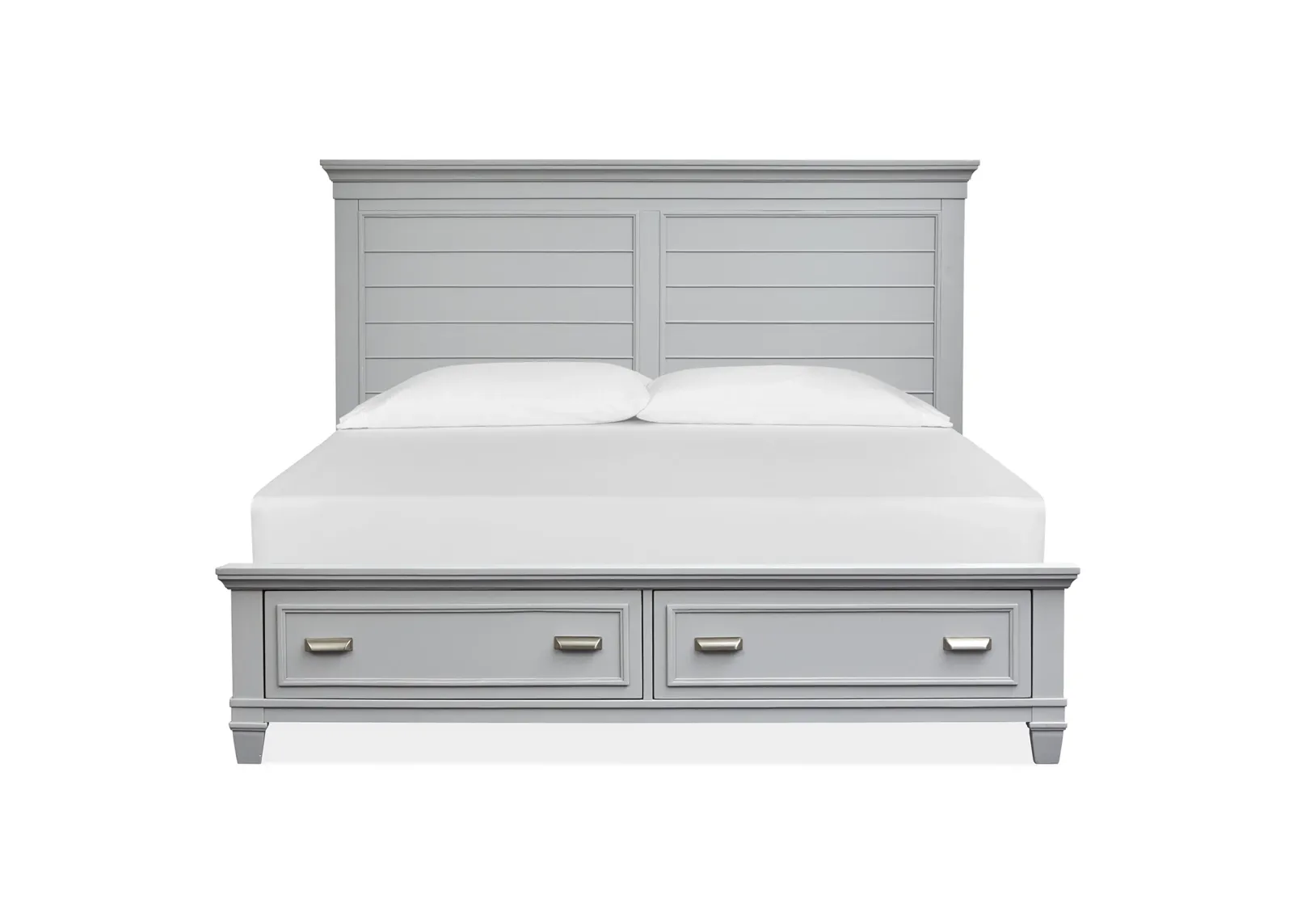 Charleston Grey King Storage Bed