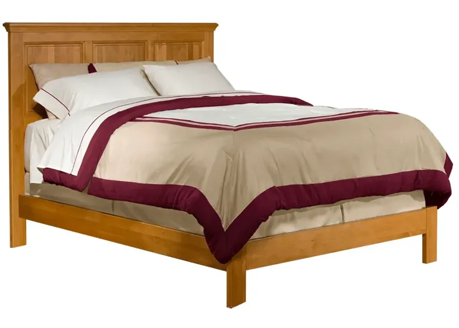 Shaker Alder Honey King Panel Bed