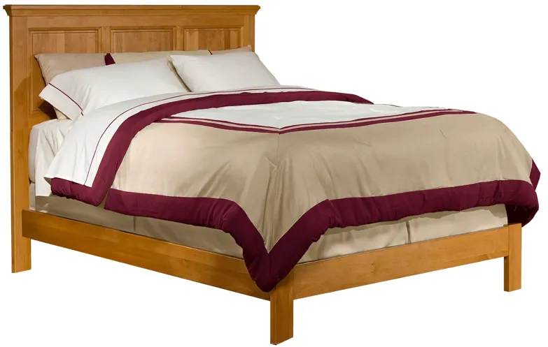 Shaker Alder Honey King Panel Bed