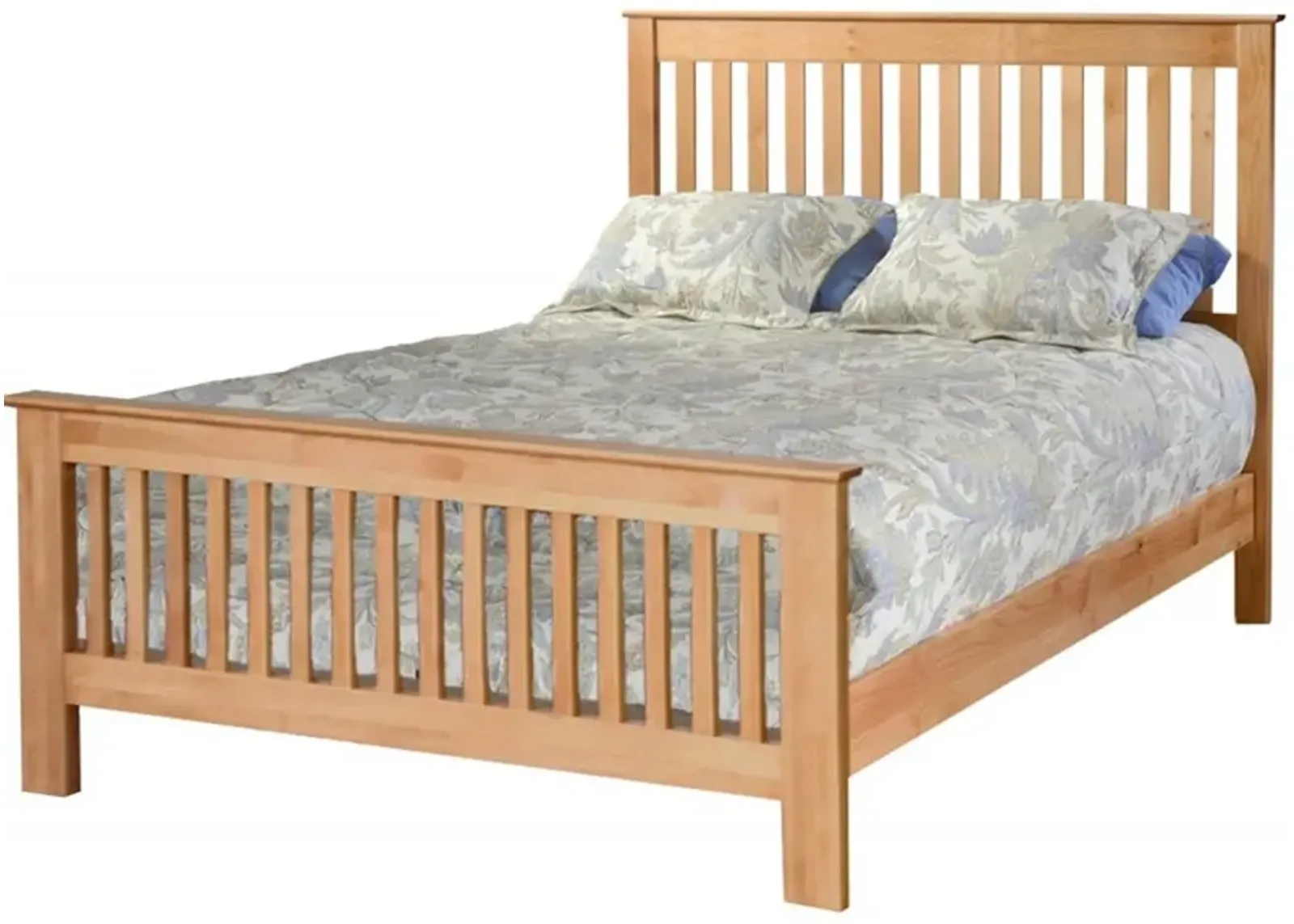 Shaker King Slat Bed