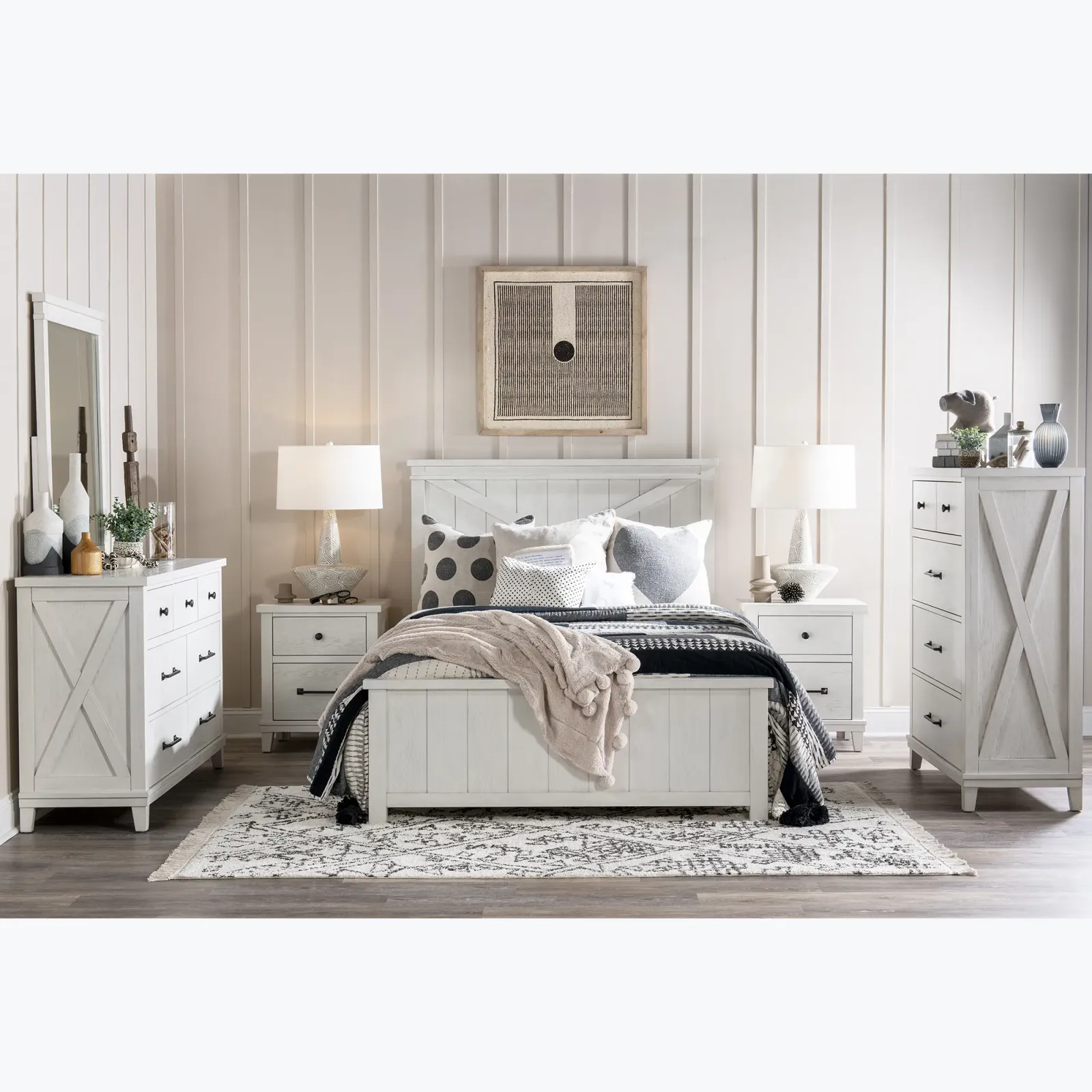 Flatiron White Youth Full Bed