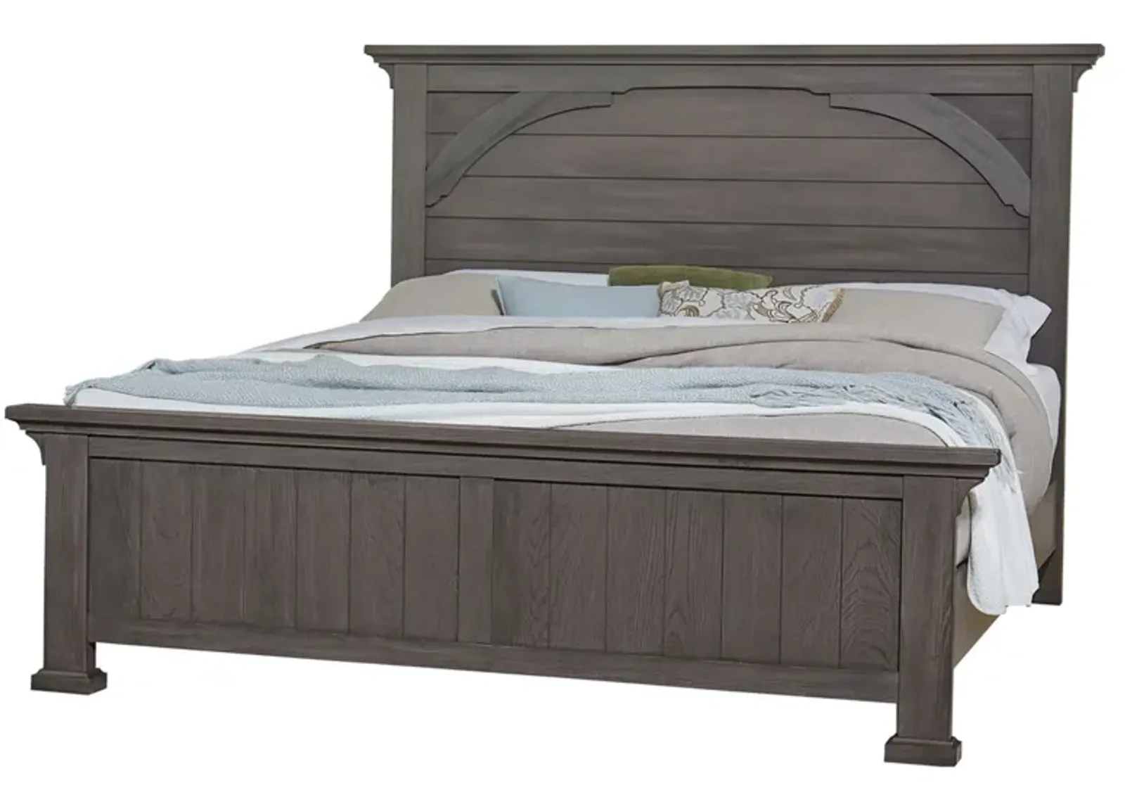 Vista Grey Queen Mansion Bed