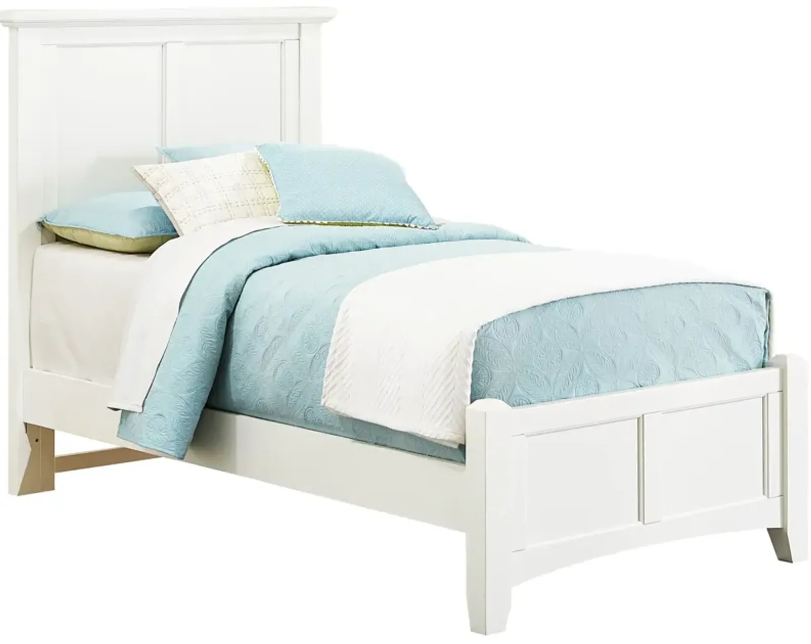 Bonanza White Youth Twin Bed