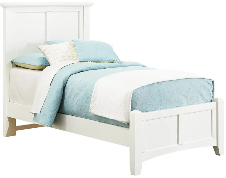 Bonanza White Youth Full Bed