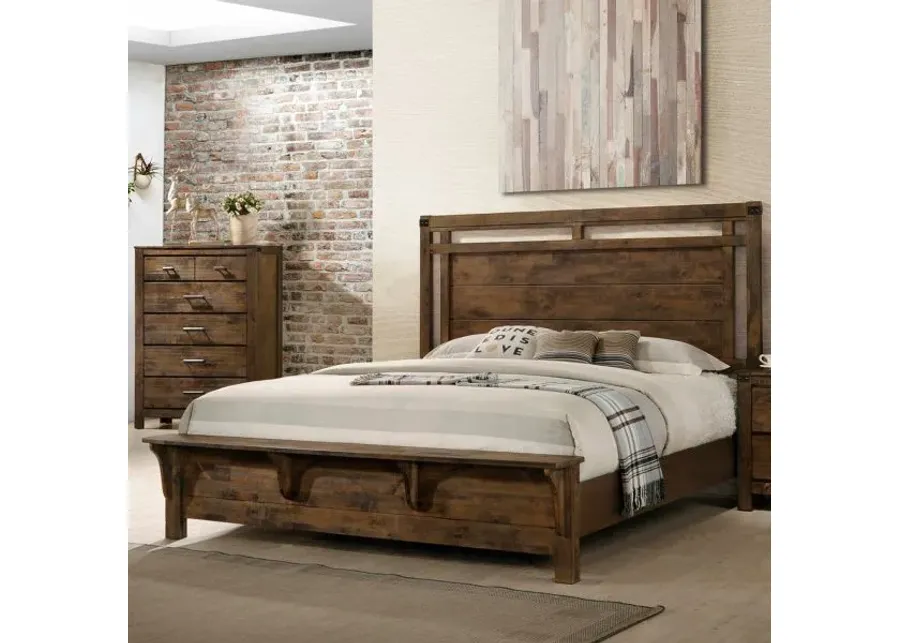 Curtis Queen Panel Bed