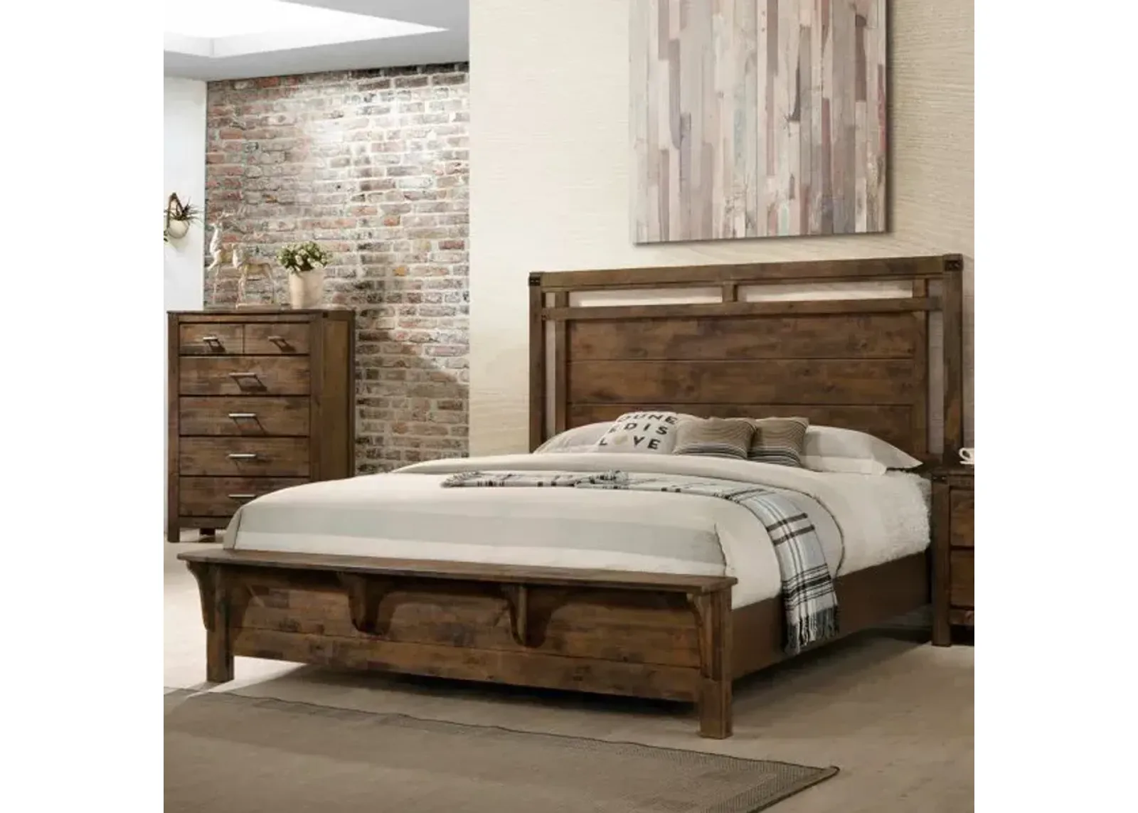 Curtis Queen Panel Bed