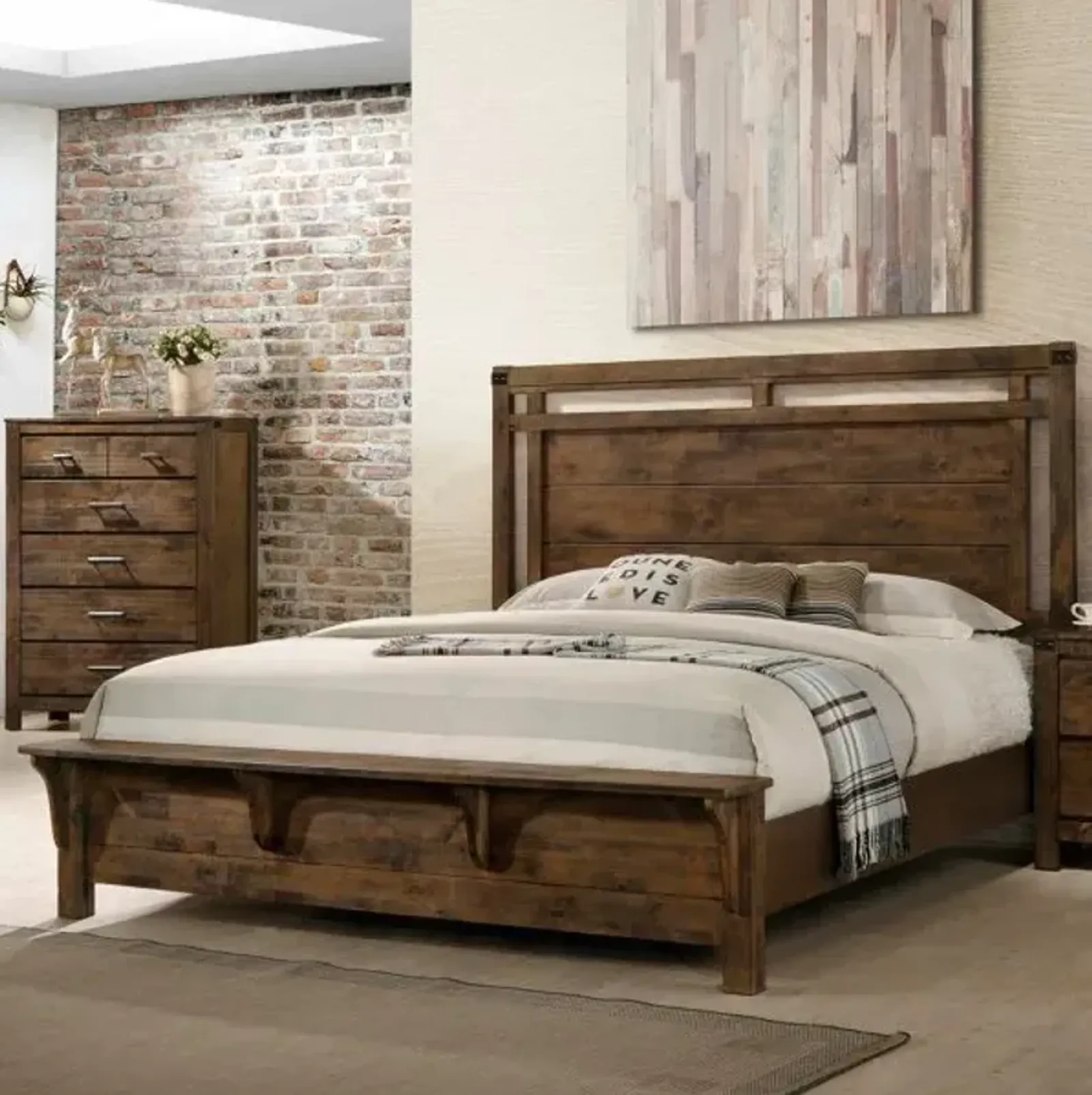 Curtis Queen Panel Bed