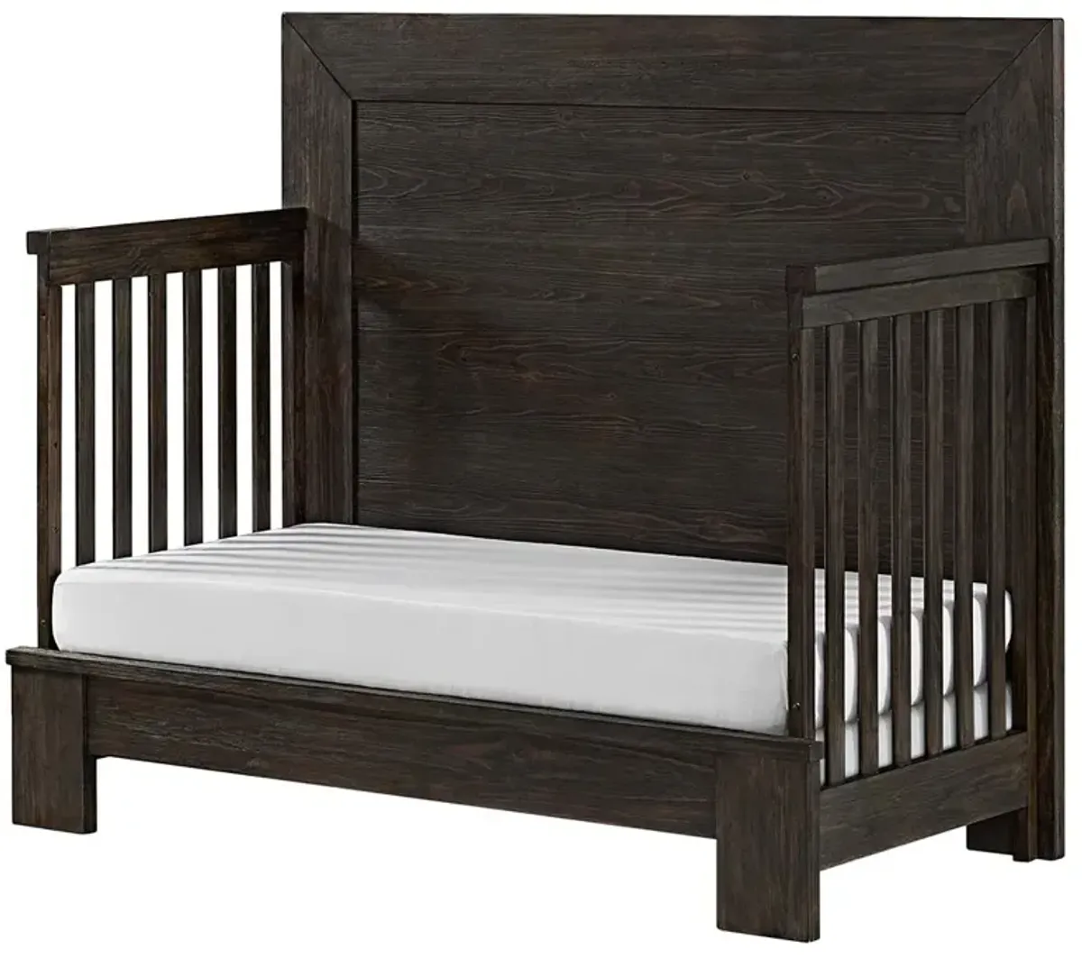 Bello Cocoa Convertible Crib with Full Rails Included