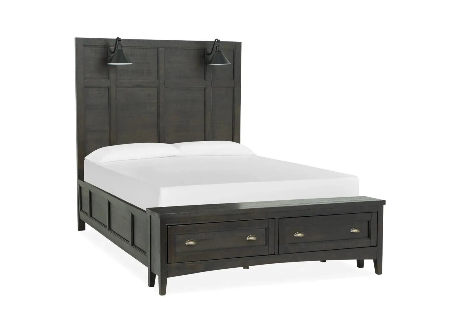 Westley Falls Queen Storage Lamp Bed