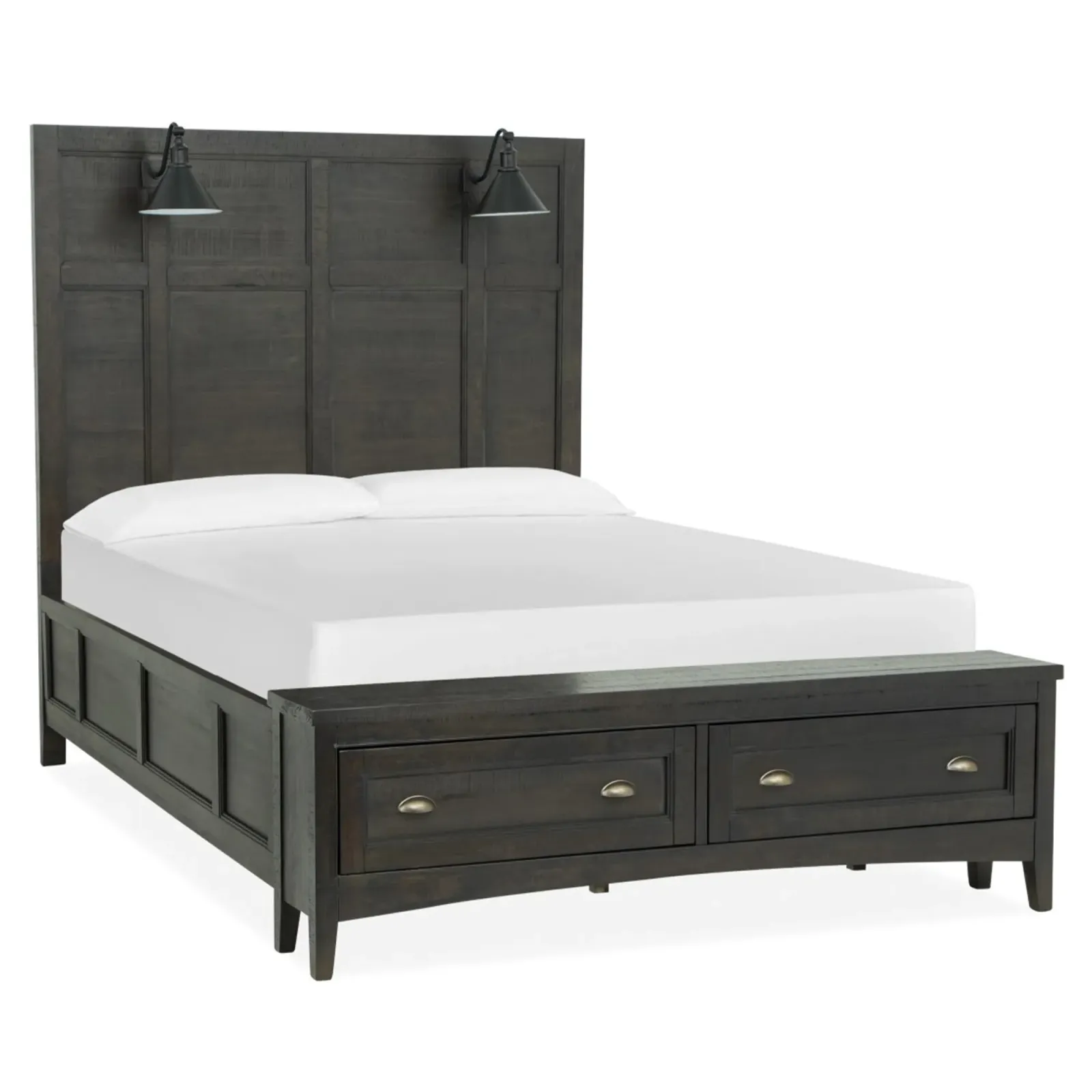 Westley Falls Queen Storage Lamp Bed