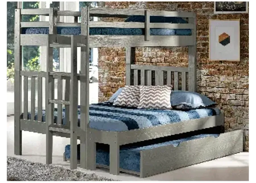 Cambridge Twin/Full Bunk Bed with Trundle