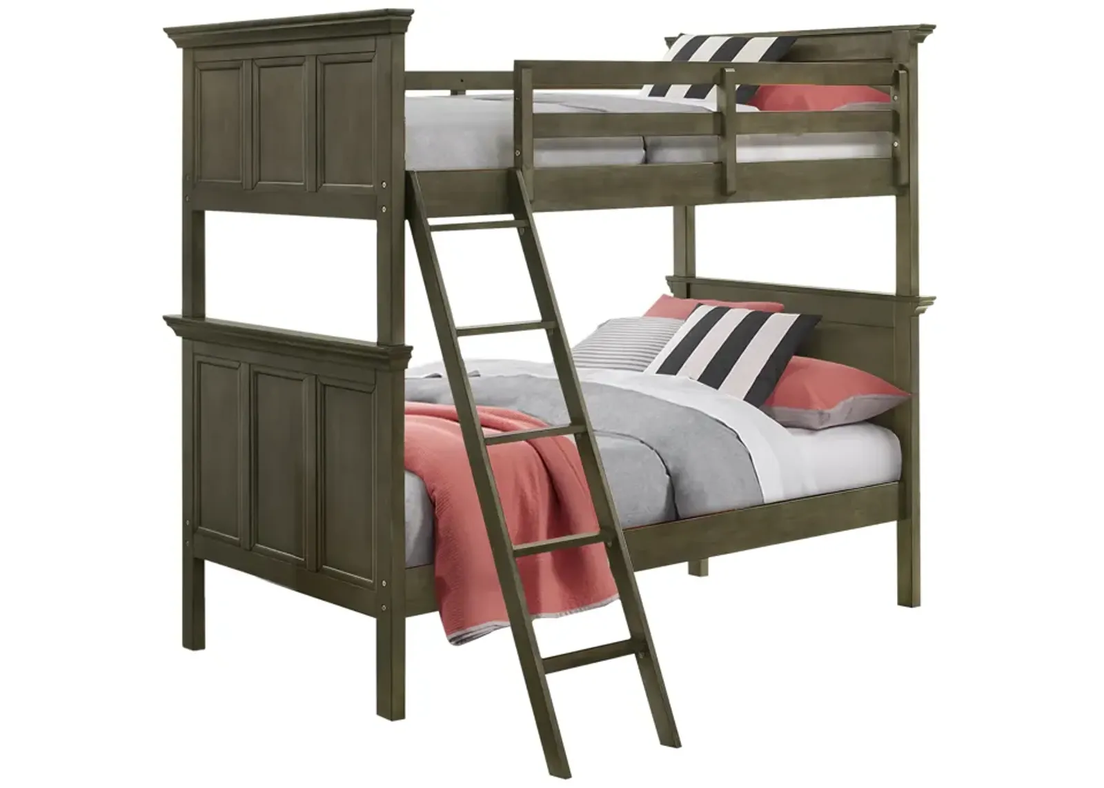 San Mateo Gray Twin/Twin Bunk Bed